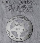 Will Wallace grave  and badge.jpg